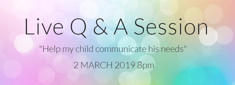 ARK_Live_QA Event - Live online Q & A session on communication for special needs children