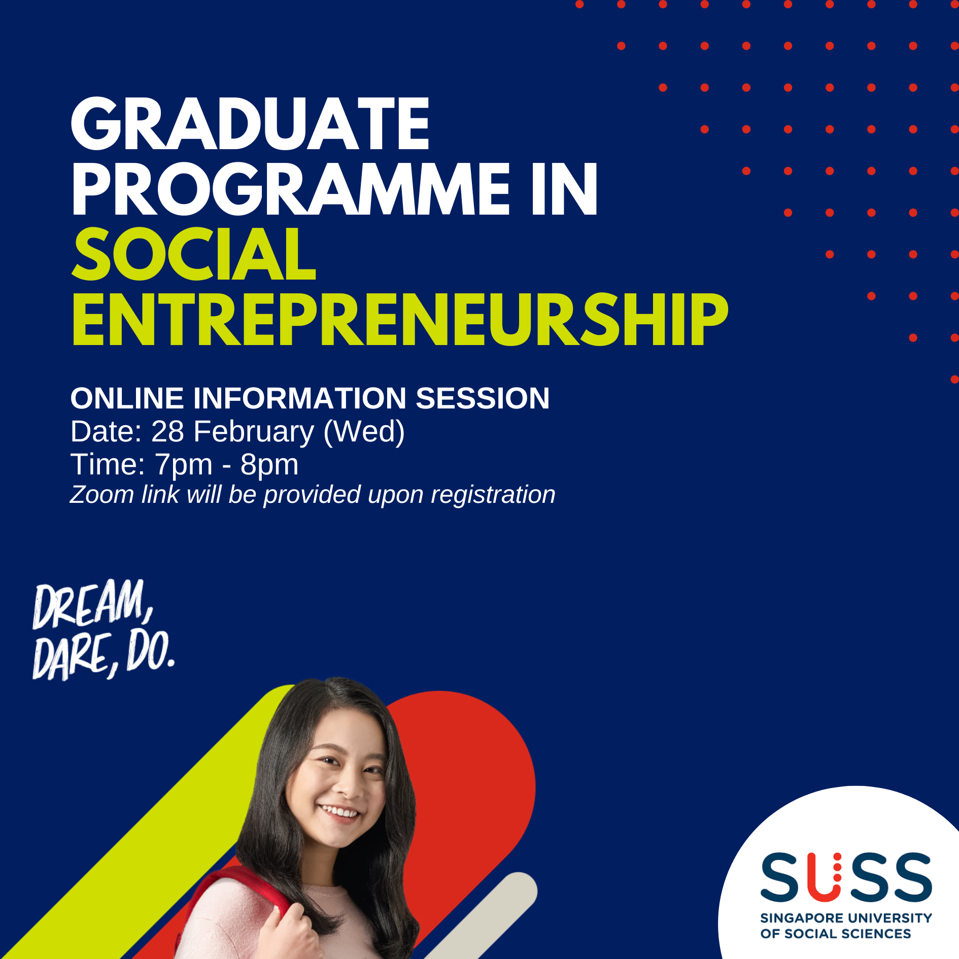 suss_post Event - SUSS Graduate Programme in Social Entrepreneurship Info Session